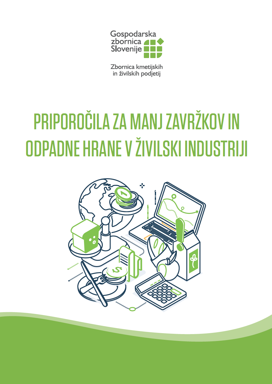 Priporočila za manj zavržkov in odpadne hrane v živilski indrustriji