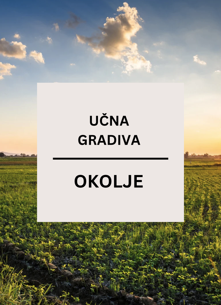 učna gradiva - okolje