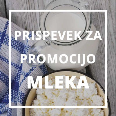 obvezni prispevek za promocijo mleka